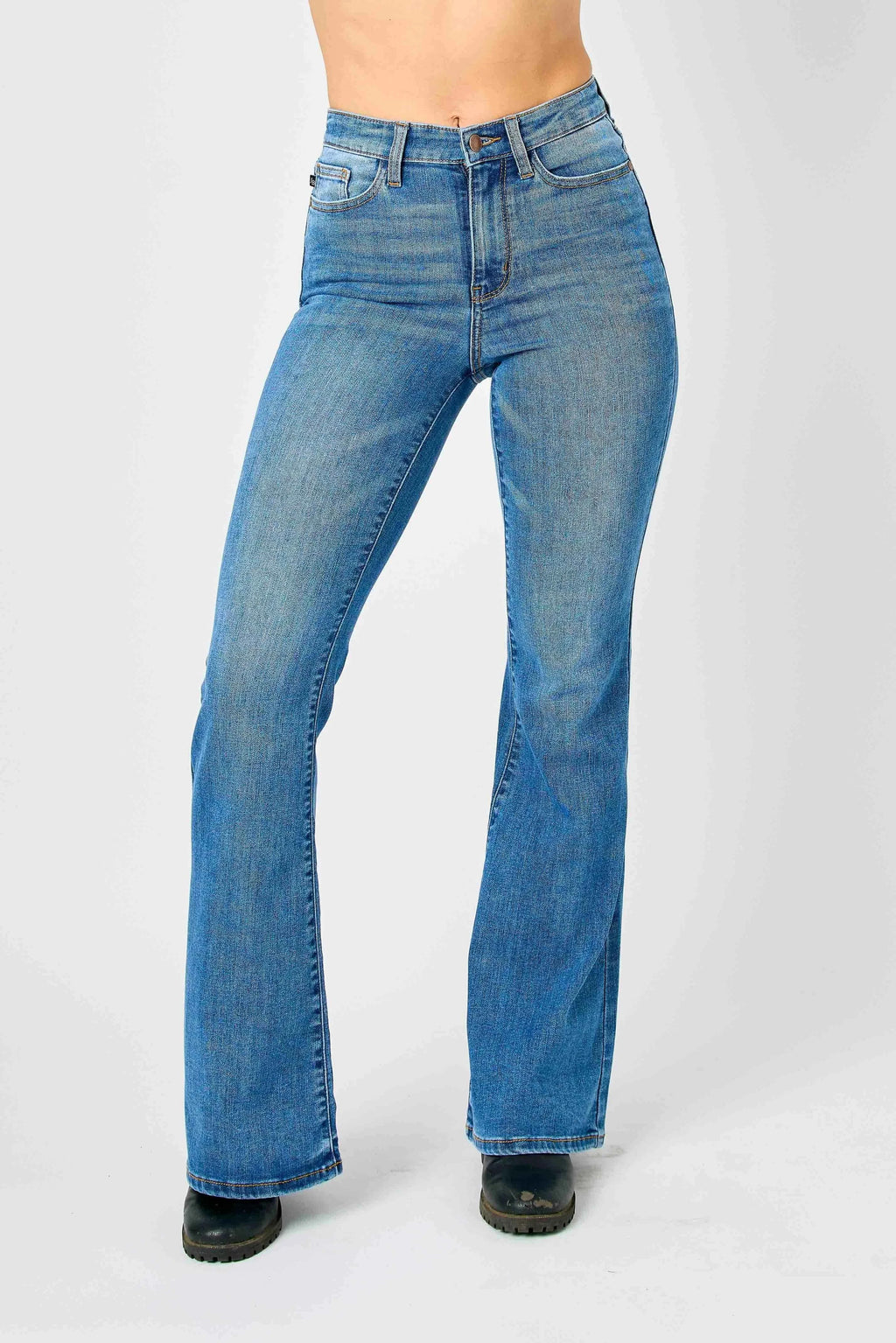 Judy Blue Full Size Hw Classic Flare Jeans Plus Size a570ae714739421d94db401ca5e11f30-Max-Origin