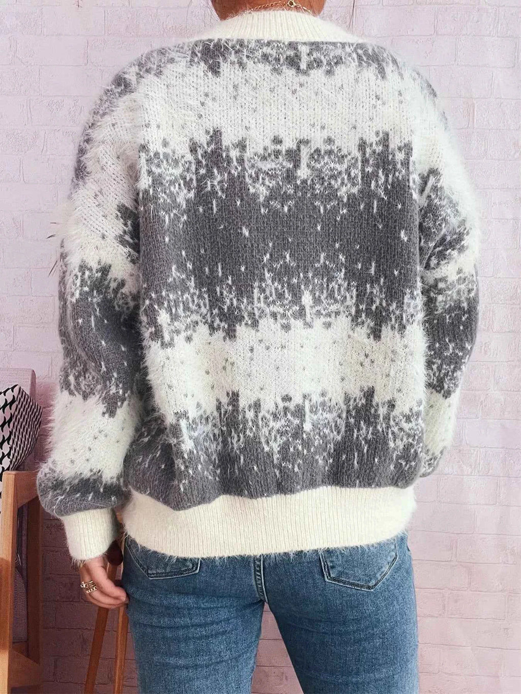 Ribbed Hem Button Up Cardigan a57c0e8d4a5f415c80b729b636b25f88-Max-Origin