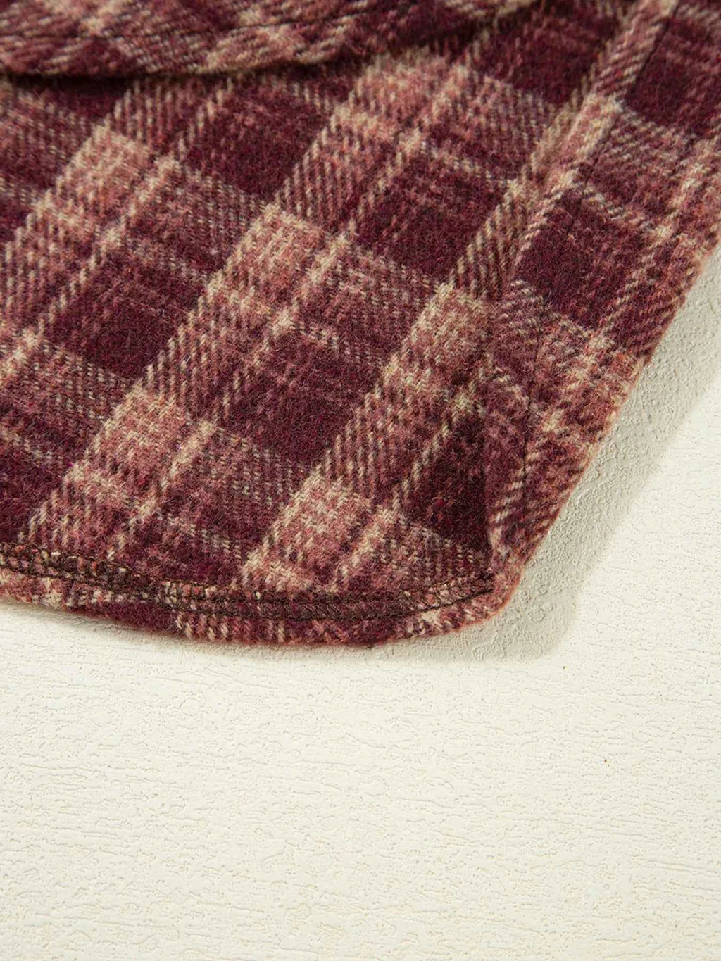 Plaid Patchwork Drop Shoulder Sweatshirt a5c42367819a46a2865890c0e9d83a64-Max-Origin