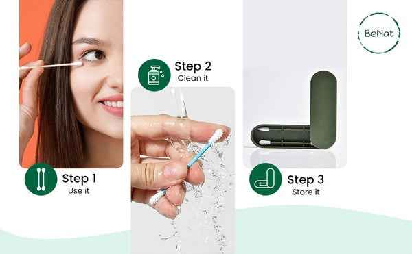 Reusable Silicone Cotton Swab -2 Pack a5c8406b-f9a2-456d-a7a4-b45de67d0a94