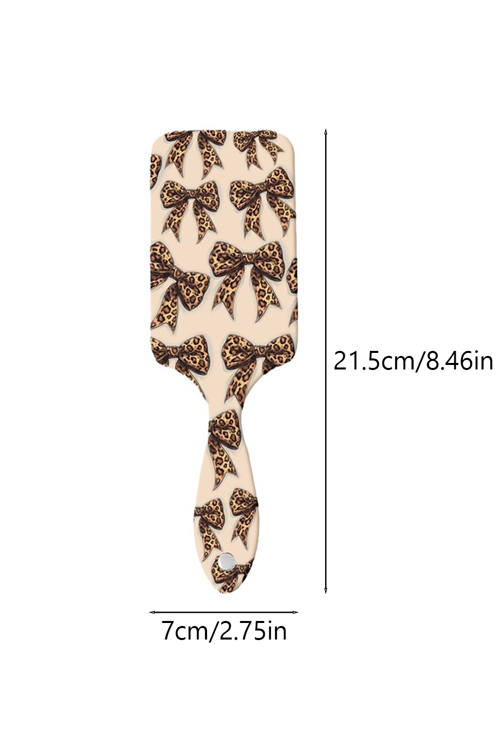 Parchment Leopard Bow Print Hair Comb a5e5c0413e205e0f