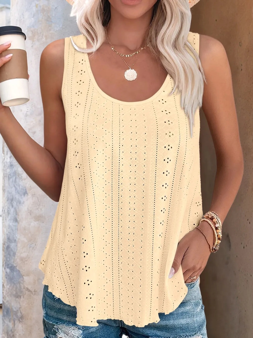 Eyelet Scoop Neck Tank a655aebe-b9e7-4562-a3cf-74a61af6c31e-Max-Origin