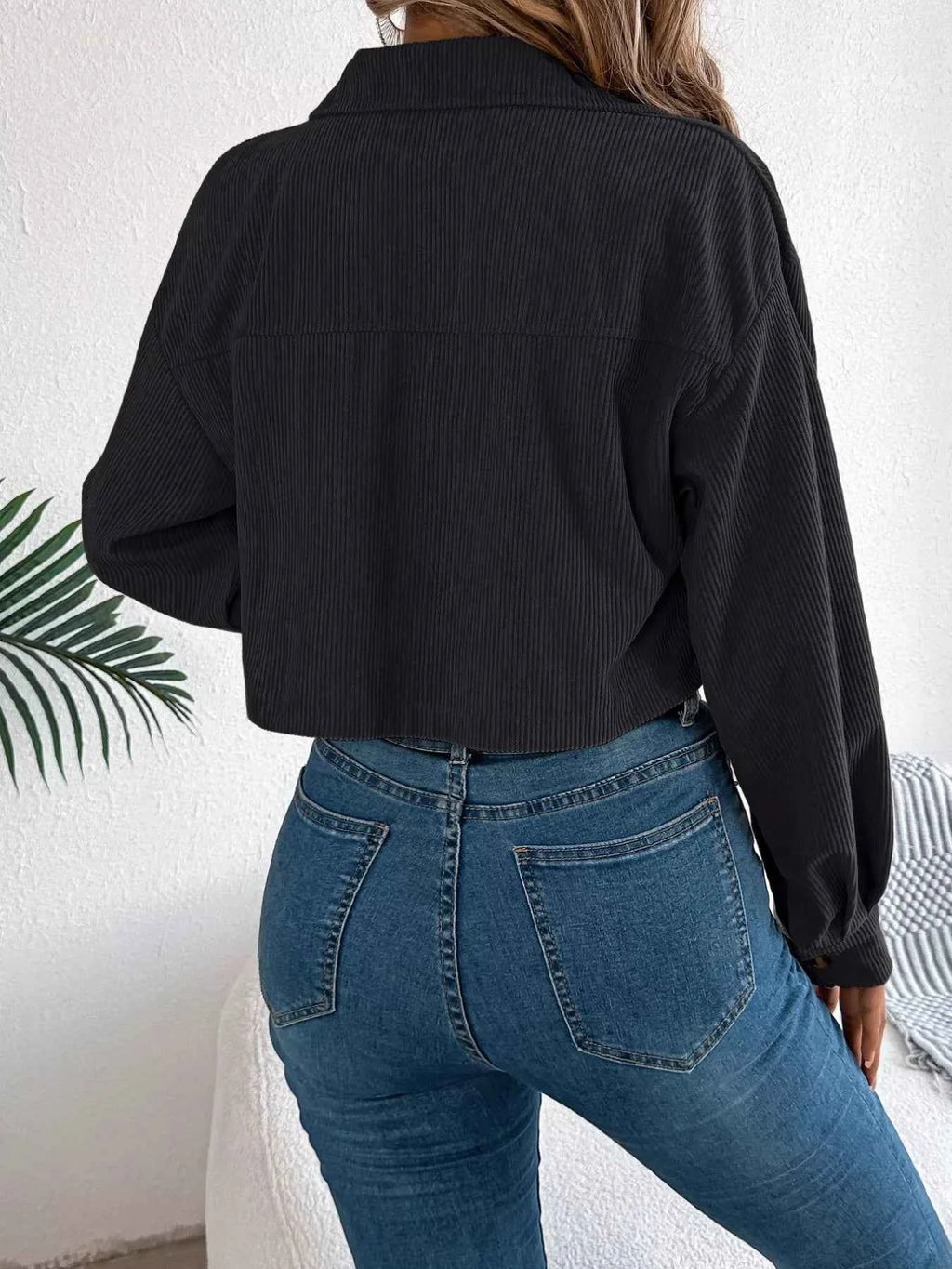 Corduroy Button-Up Dropped Shoulder Jacket a6d7bef9-9fc5-47e6-a814-f85ed56e03fb-Max-Origin