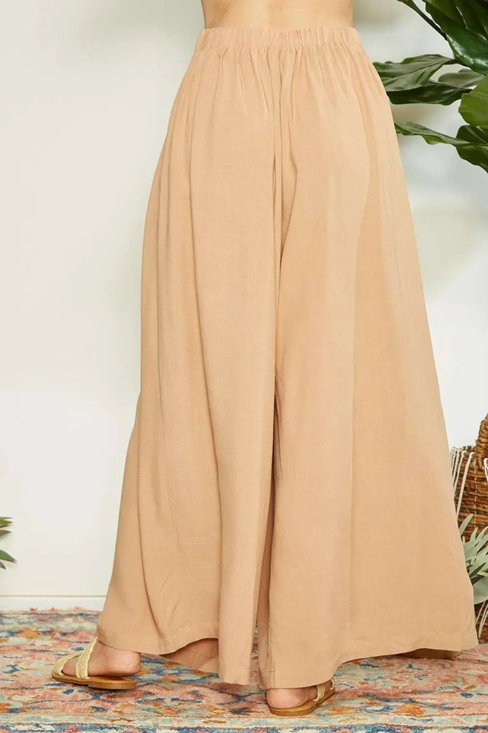 Mittoshop Wrap Pleating Detail Wide Leg Pants a724b1e2-e8d0-40f2-b823-59d40949192c-Max