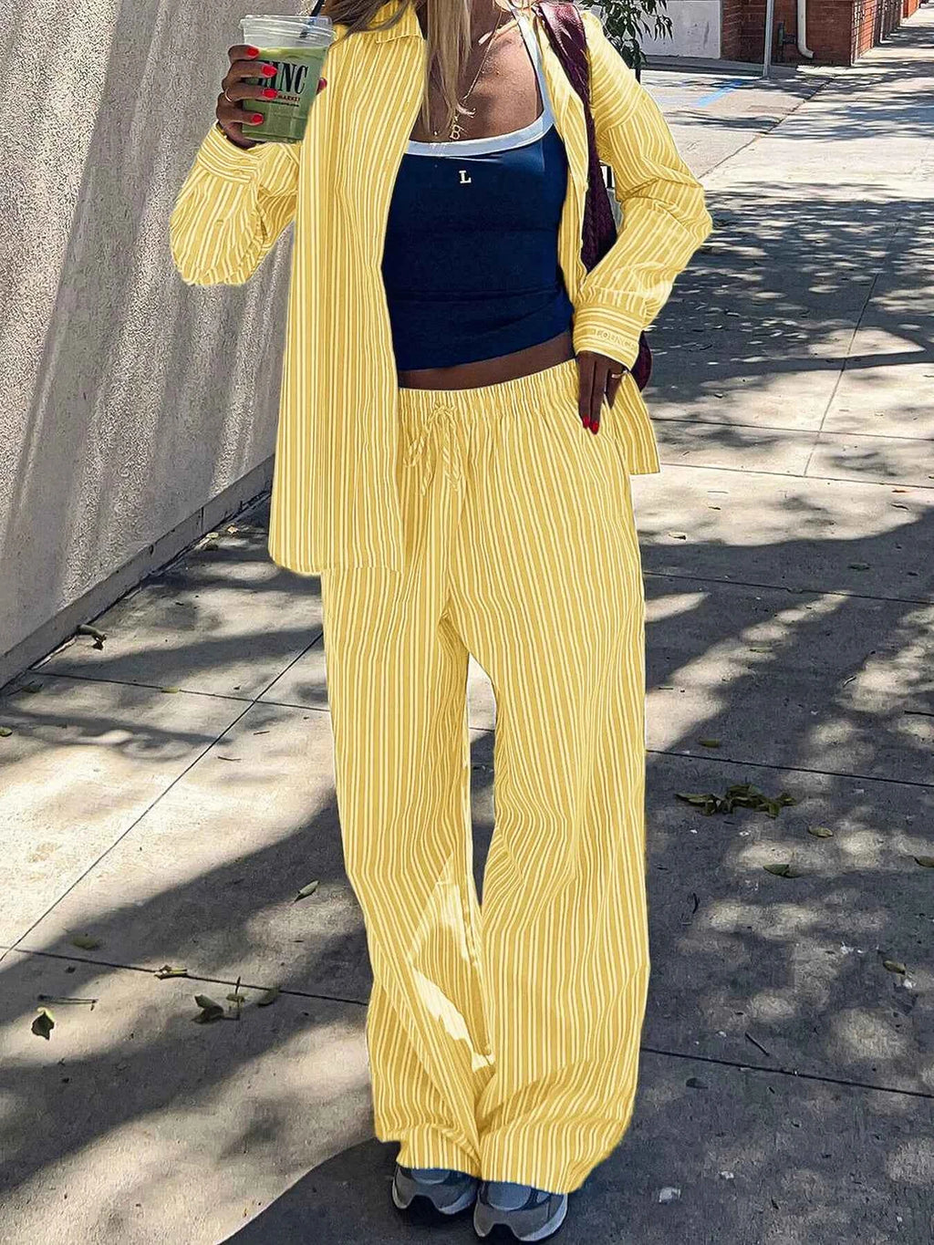 Striped Button Up Shirt and Pants Set a7eb7f9f517b4def86334f813992ba72-Max-Origin