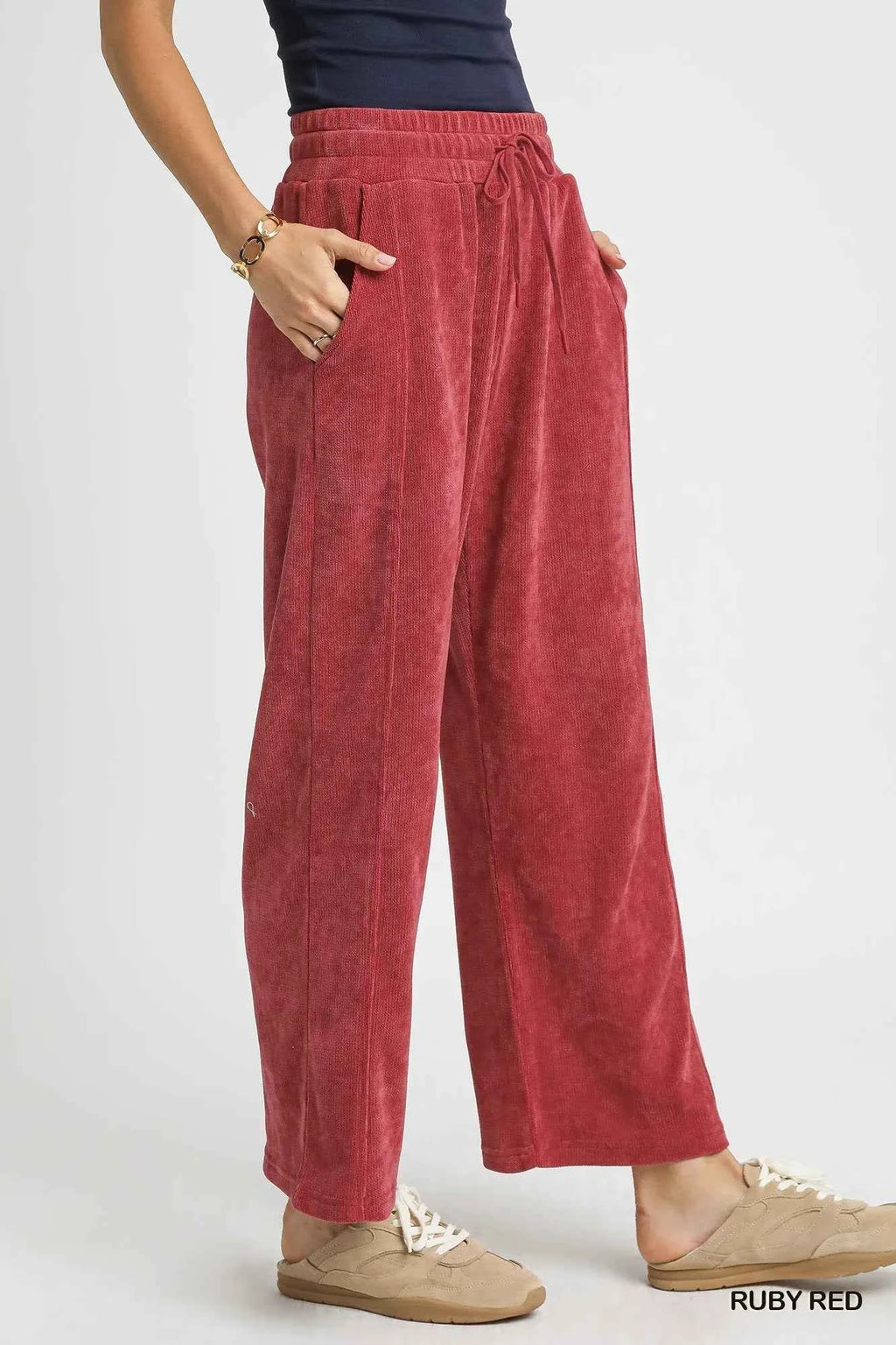 Umgee Drawstring Wide Leg Pants a80bb77c-de82-4ffa-b98c-d1759762beb8-Max-Origin