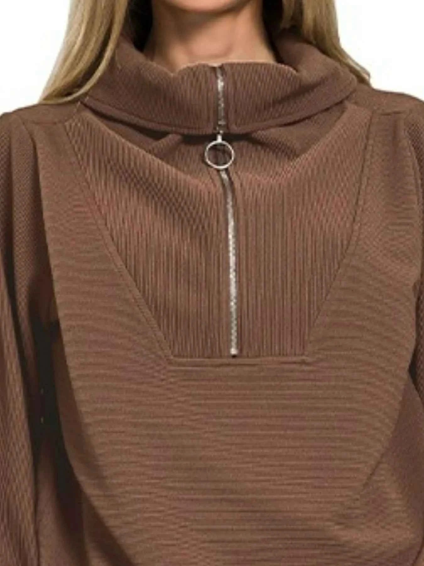 Zenana Ribbed High Neck Half Zip Pullover & Pants Set a85dab7a-0af8-4b90-b13d-fdc0543a5c70-Max-Origin_e20ea989-50a6-4877-ba62-5053e30b3df7