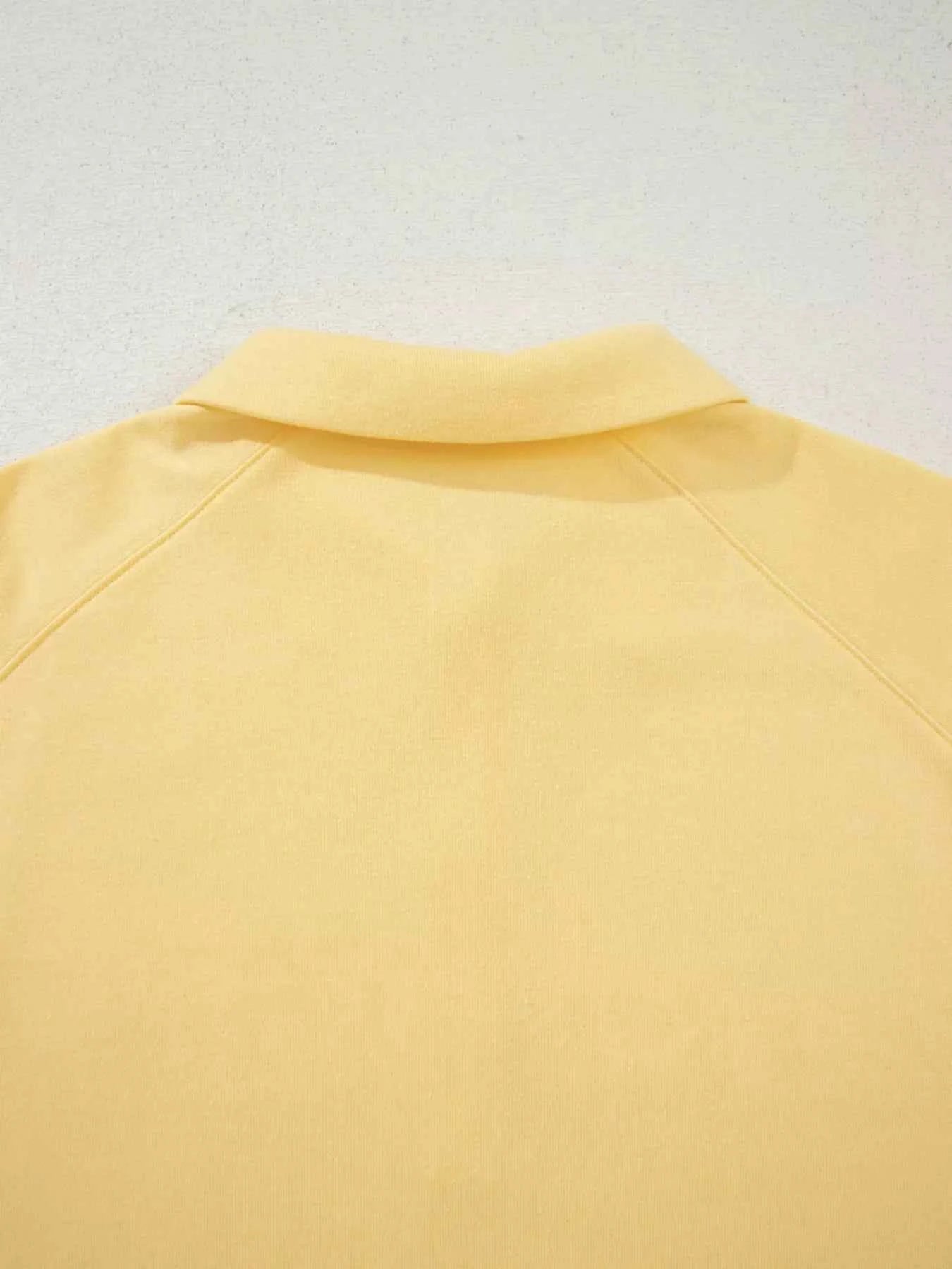 Button Collar Drop Shoulder Top and Shorts 2pcs Set a8936b56a9c54bce8b6c3db4bc3da5ad-Max-Origin