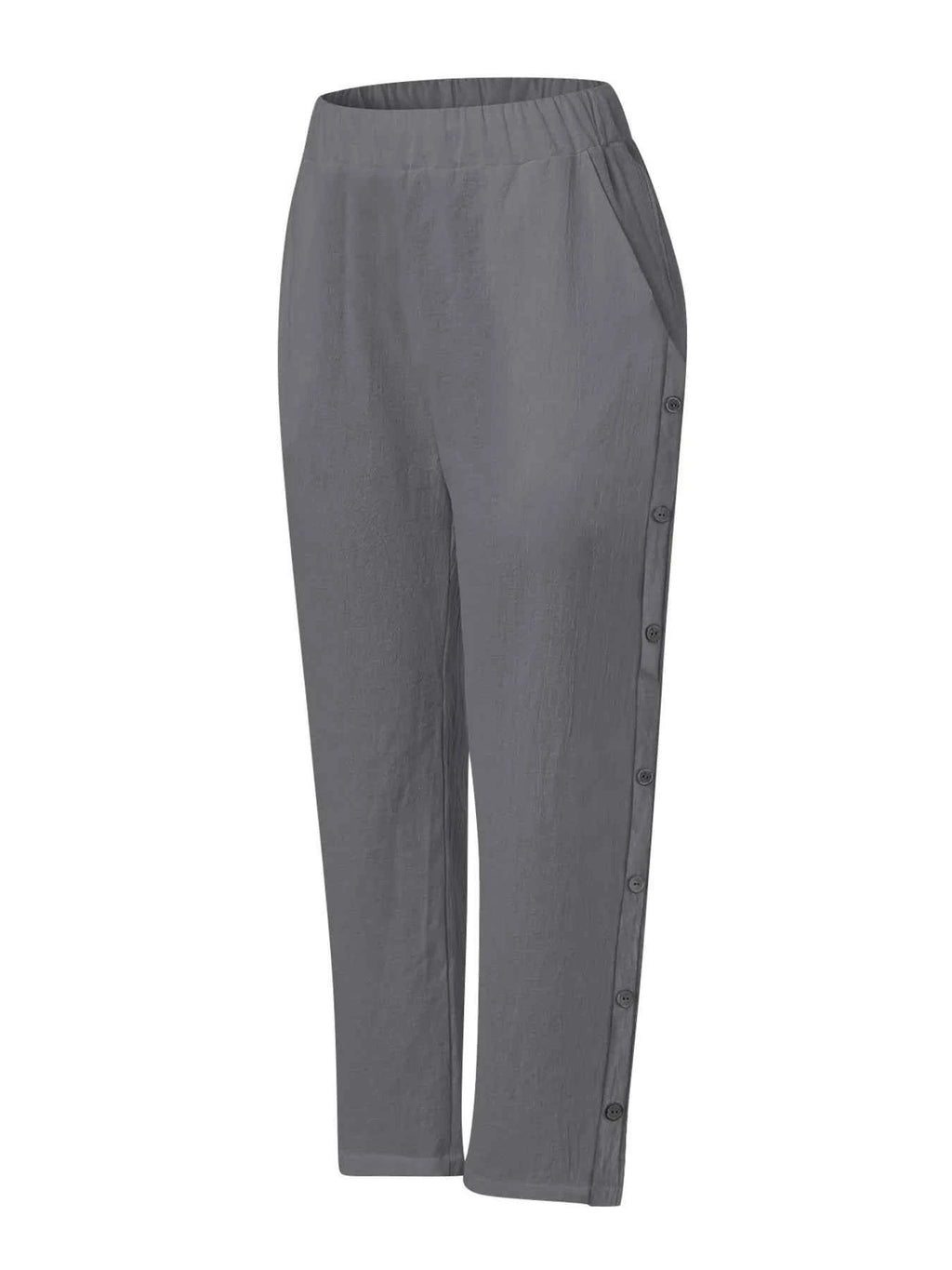 Full Size Side Decor Button Casual Wide Leg Pants Plus Size a89e126e646649ce921eb63de3a1d043-Max-Origin