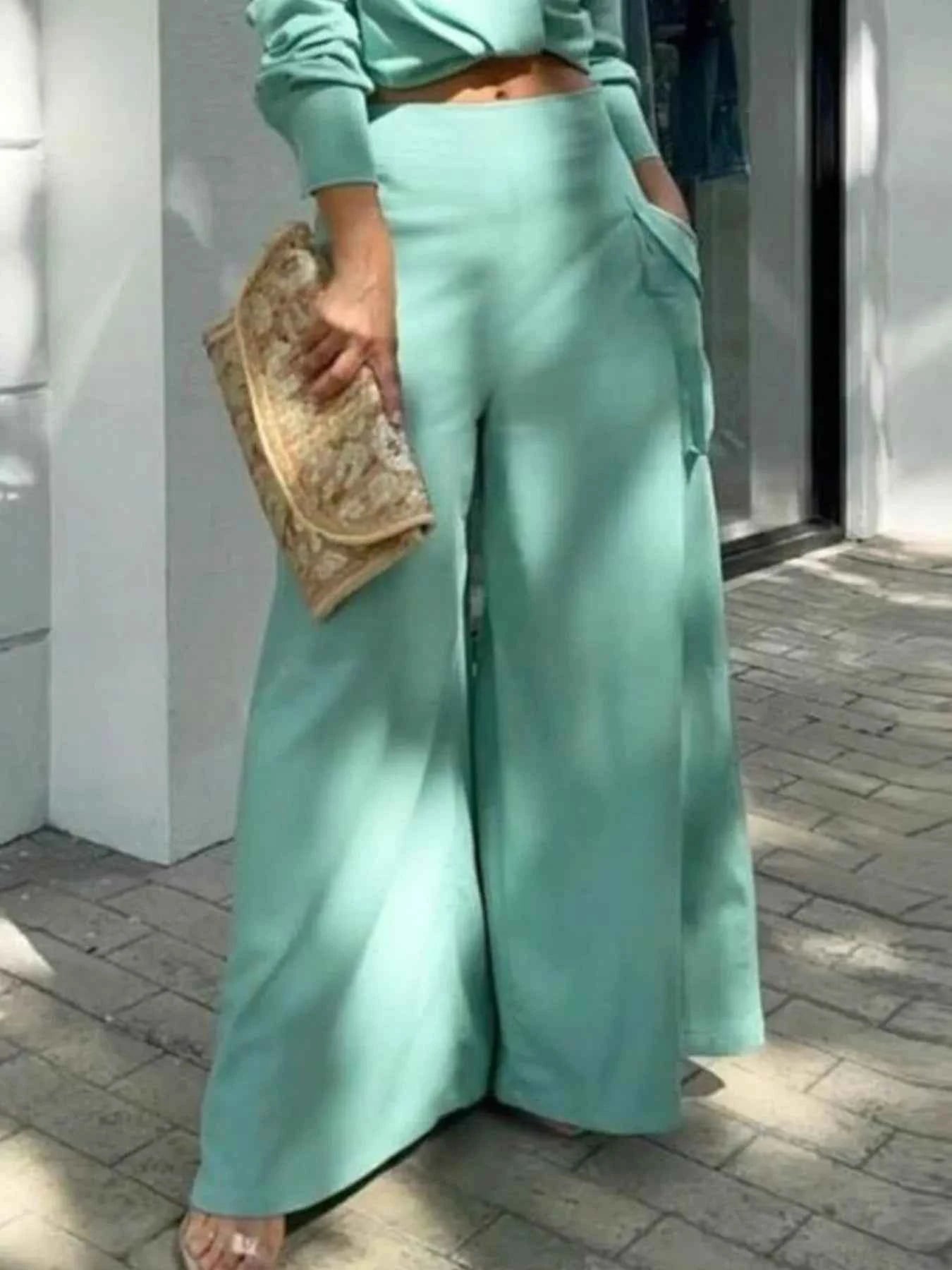 Full Size Long Sleeve Top and Pants Set Plus Size a8b98823a9a2418da7858b00105acde8-Max-Origin