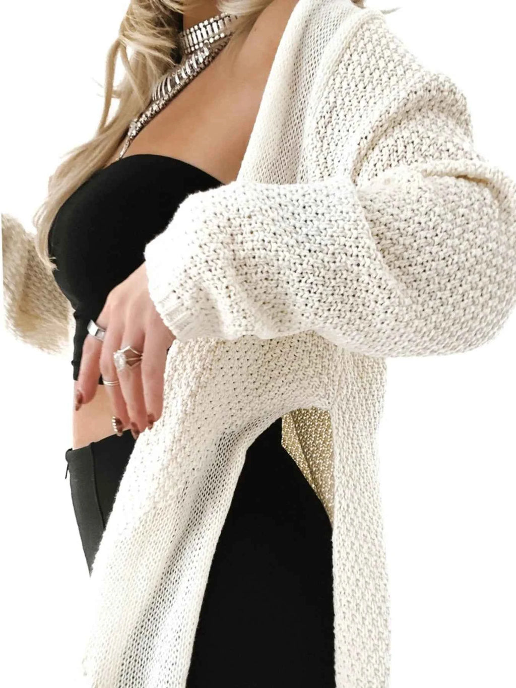 Oversized Knit Cardigan with Open Front Design a8d66496-57f8-423a-b5f8-a680e2232918-Max-Origin