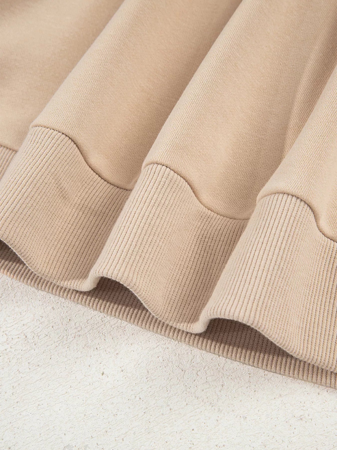 Lace Detail Notched Long Sleeve Sweatshirt a93393bbde1a45f6b7095ed3dc787d17-Max-Origin