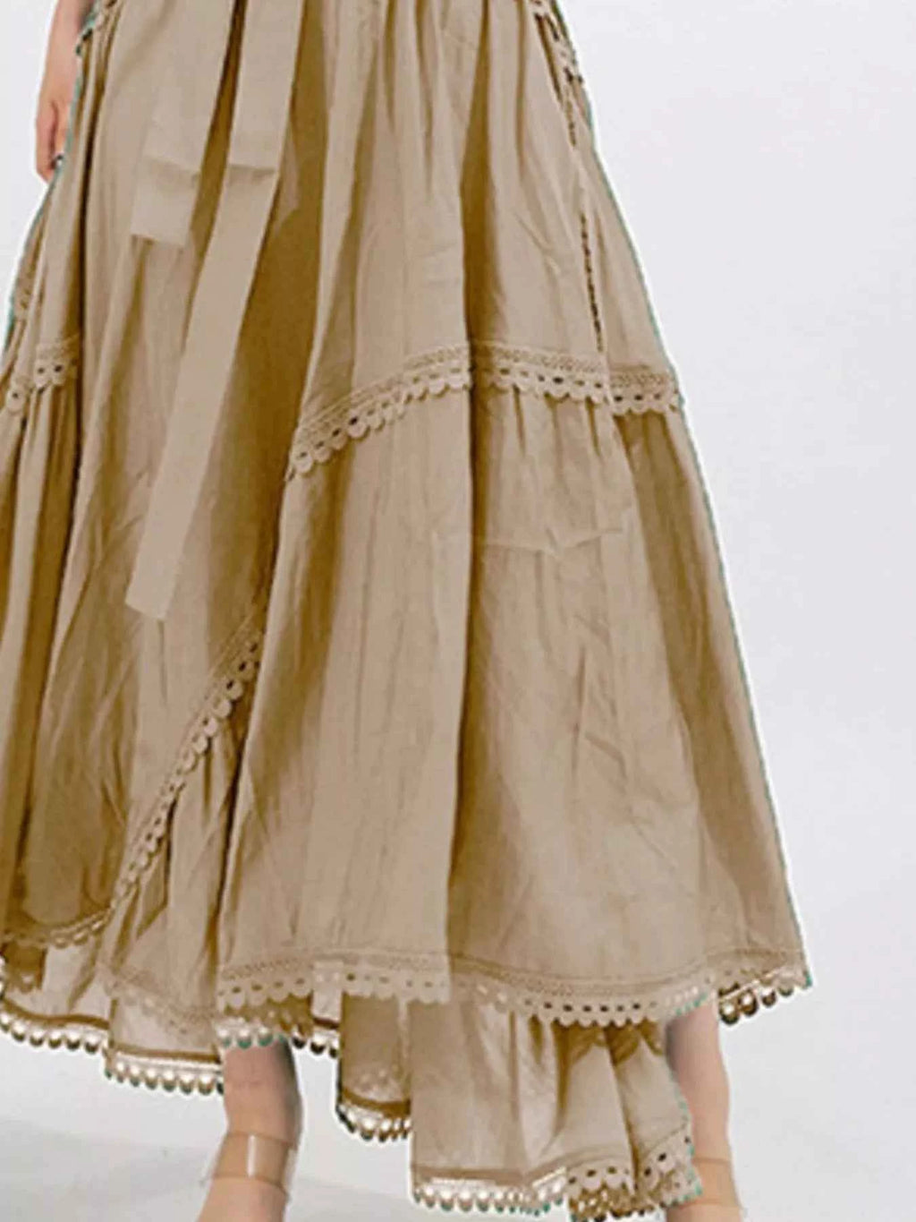 Lace Detail Notched Puff Sleeve Maxi Dress a9bb43fb-91f7-4190-a0dd-a49311b6f627-Max-Origin