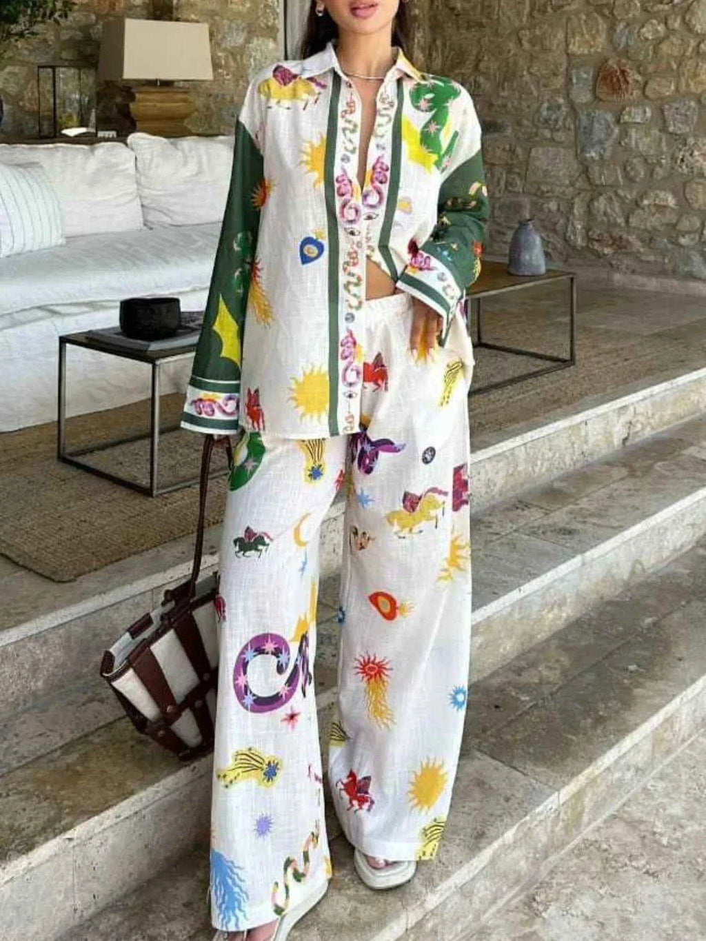 Printed Button Down Shirt and Pants Set aa11d7f2-21d0-41ef-bb1a-b847ac29cfb0-Max-Origin