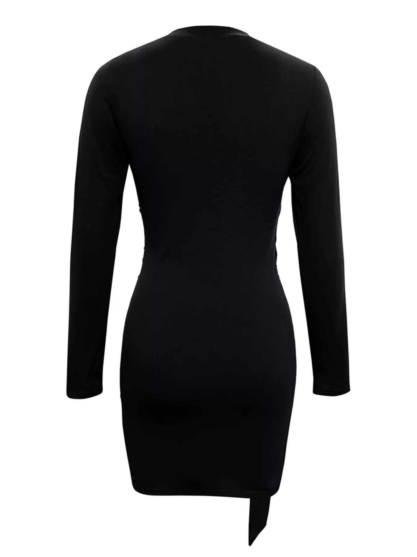 Round Neck Long Sleeve Bodycon Dress aaaa2f0c-b7bb-40ab-b799-d9f8aa6aabb5-Max-Origin