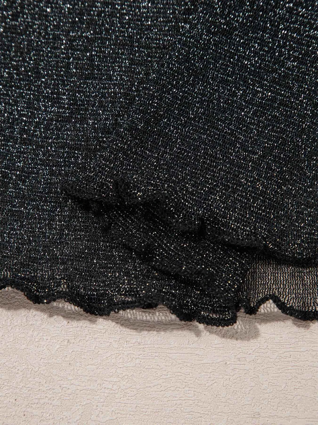 Metallic Glitter Mesh Long Sleeve Top aaba67aa7f764a6f9887366b6b288cee-Max-Origin