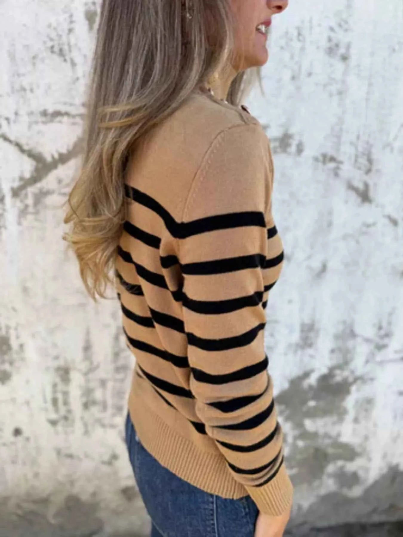 Full Size Striped Turtleneck Long Sleeve Sweater Plus Size ab9ebff9d5c74af1a235c8233a358f8e-Max-Origin