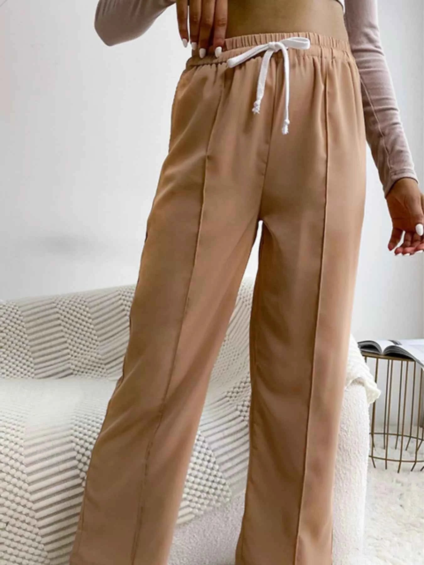 Wide Leg Drawstring Casual Pants abde6139-dd68-403a-a474-2e6705ed347b-Max-Origin