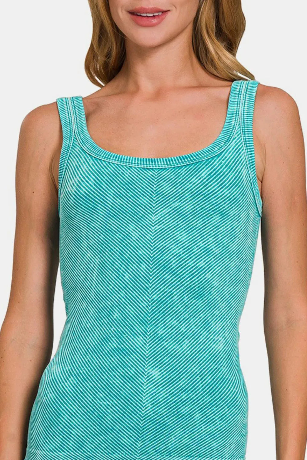 Zenana Ribbed Scoop Neck Tank abff6d11-0873-4c1e-a925-5876204a70de-Max