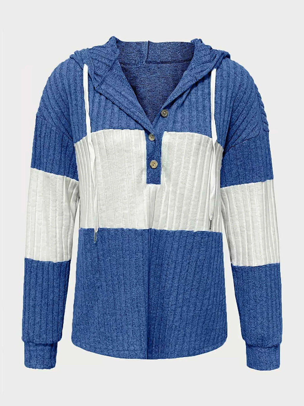 Color Block Drawstring Long Sleeve Hoodie ac1499e1-bd43-4d31-9751-92aa6a7e8ddd-Max-Origin