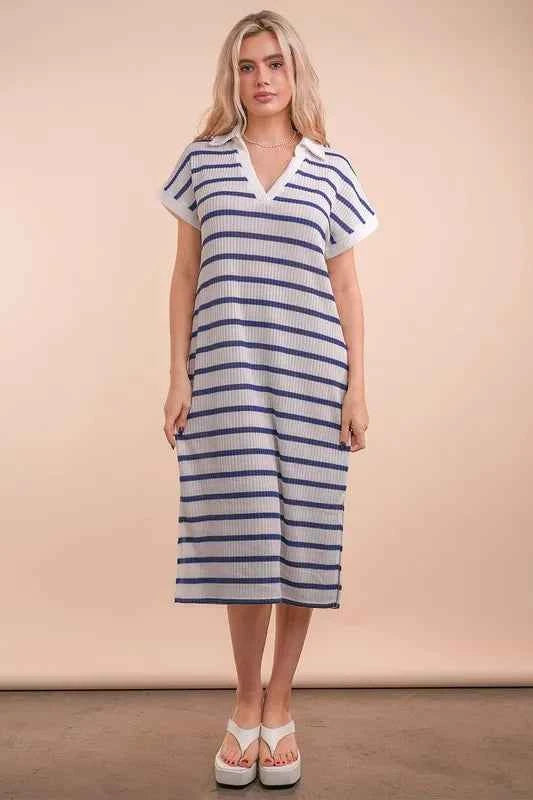 VERY J Oversized Collared Striped Knit Midi Dress ac1a346ed0804dc5aaeaaf8434a9fcfc-Max-Origin