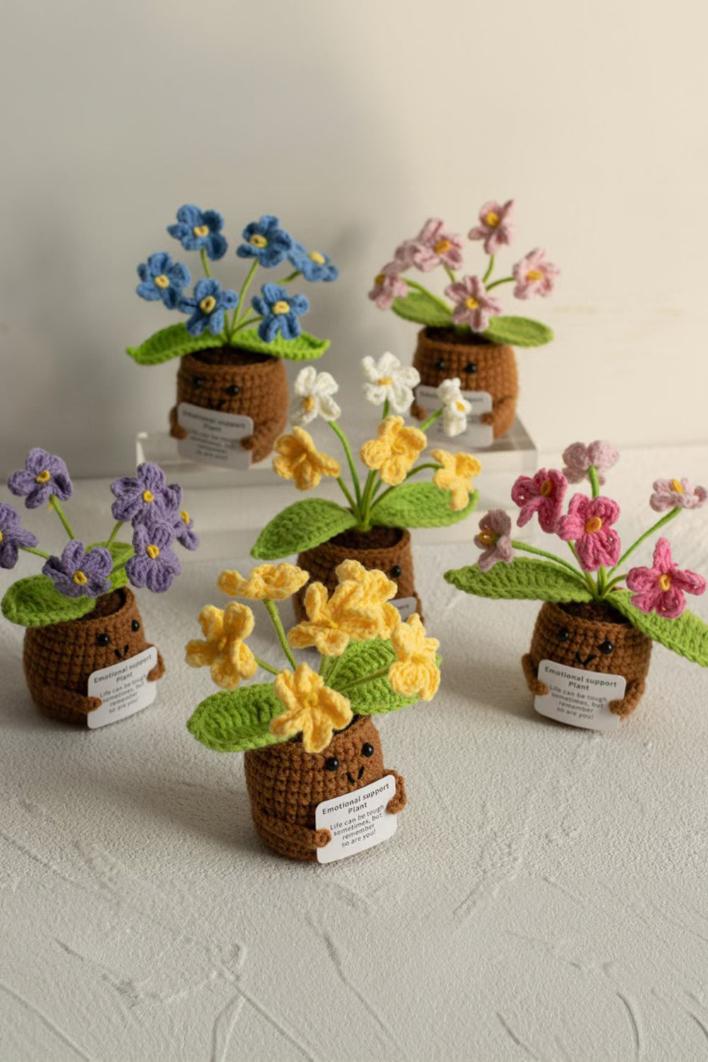 Ginger Cute Gift Crochet Sunflower Pot ac7c6c856fe8e6fc