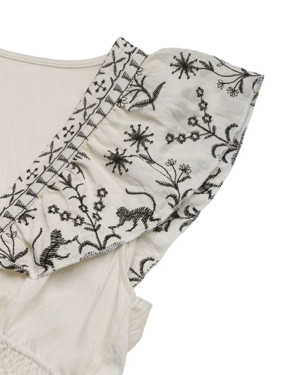 Smocked Ruffled Cap Sleeve Mini Dress ac7ee005-23f1-4906-9f47-0fd6c07cf5ba-Max-Origin