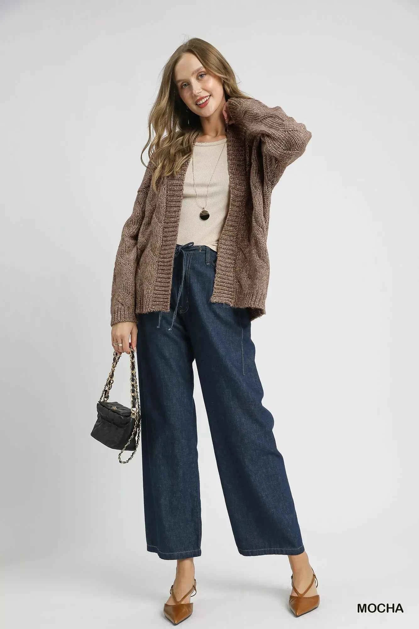 Umgee Chunky Cable Knit Open Front Cardigan acf9806b-77d2-4d1d-8c79-f19f280dbe9a-Max-Origin