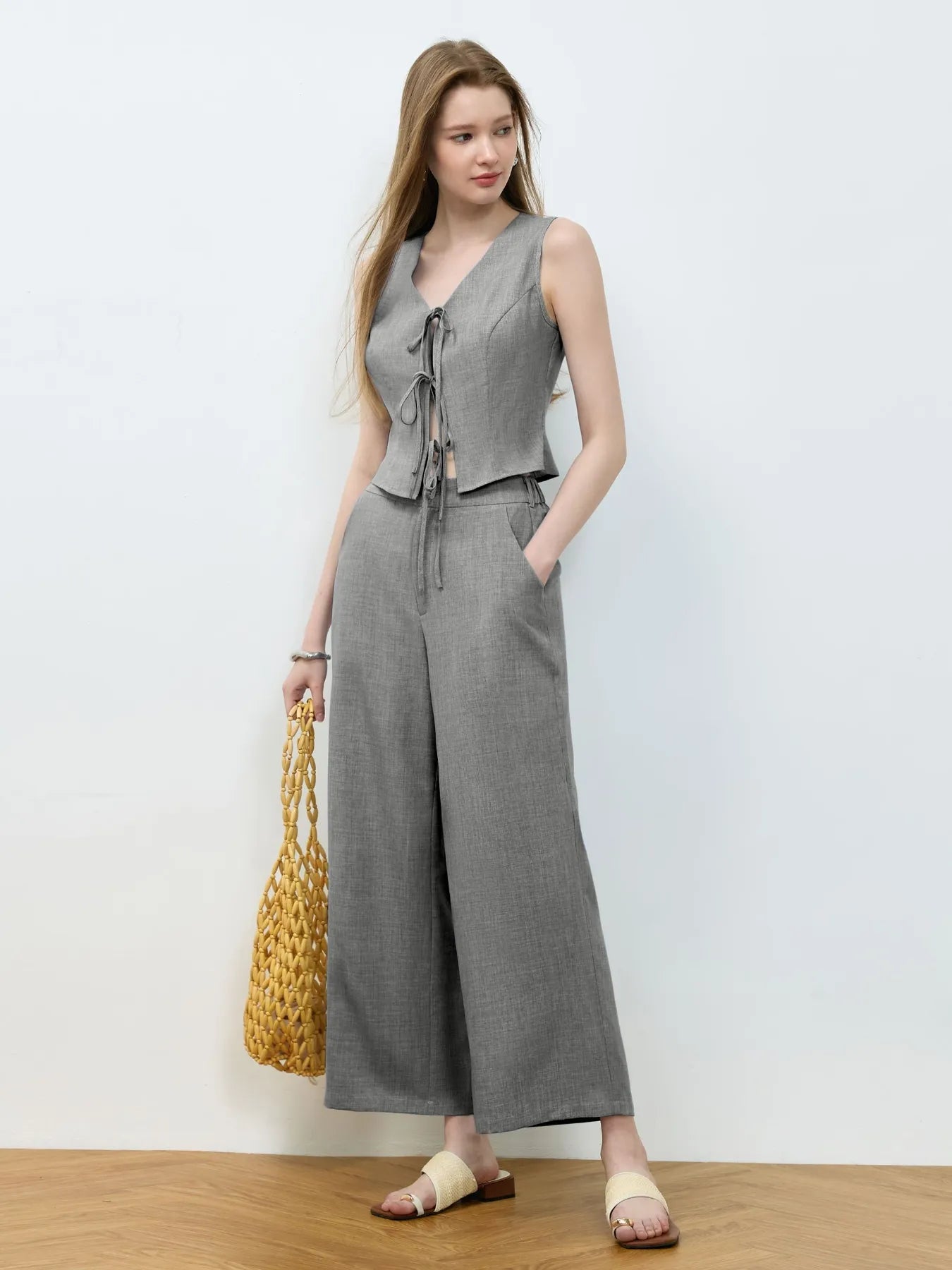 Tie Front Vest and Wide Leg Pants Set ad4b0dbf-6202-496e-85fa-a04fa3238d97-Max-Origin