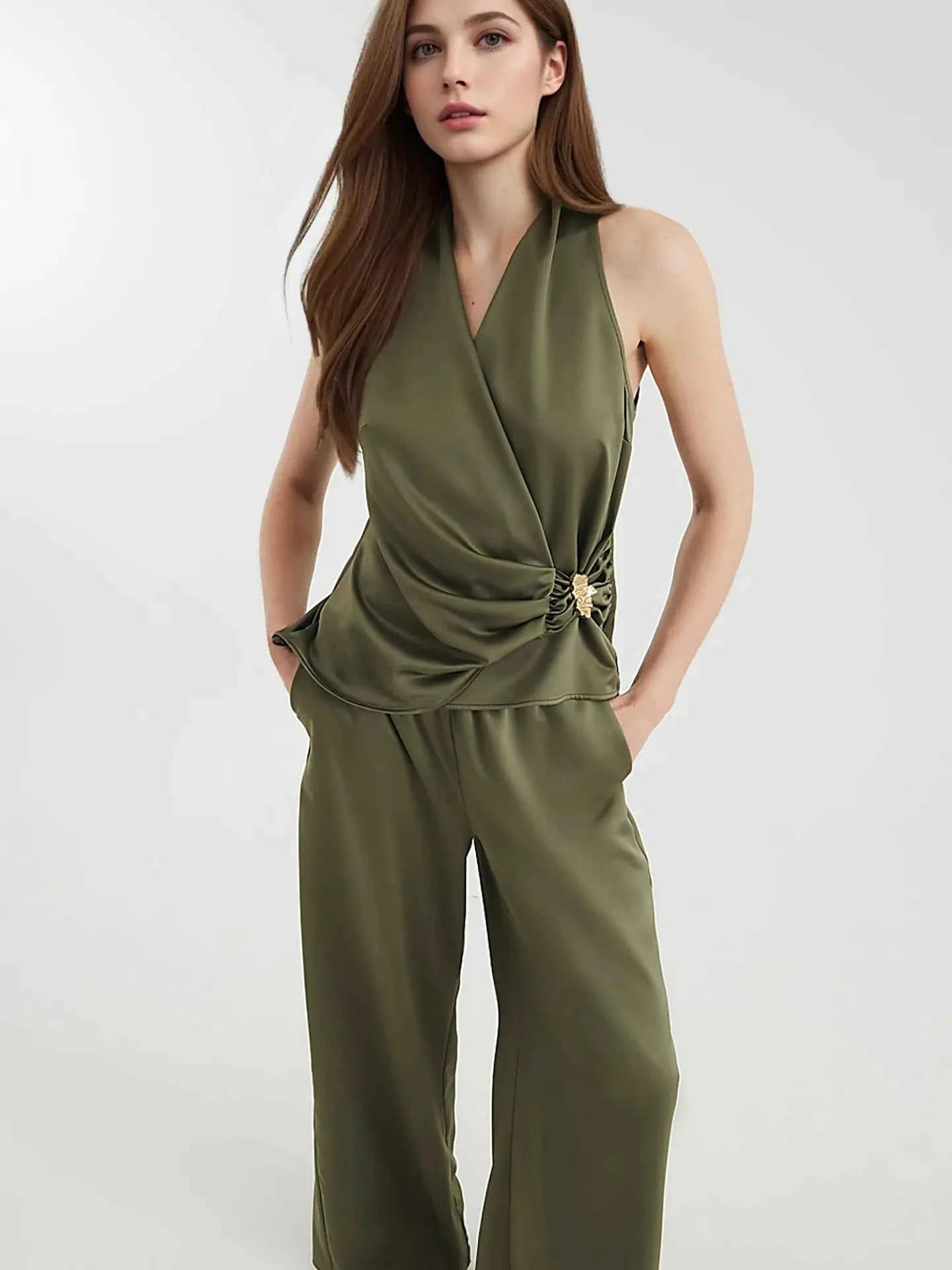 Surplice Sleeveless Top and Pants Set ad7a577831f64f05bba7a95b2dacac7f-Max-Origin