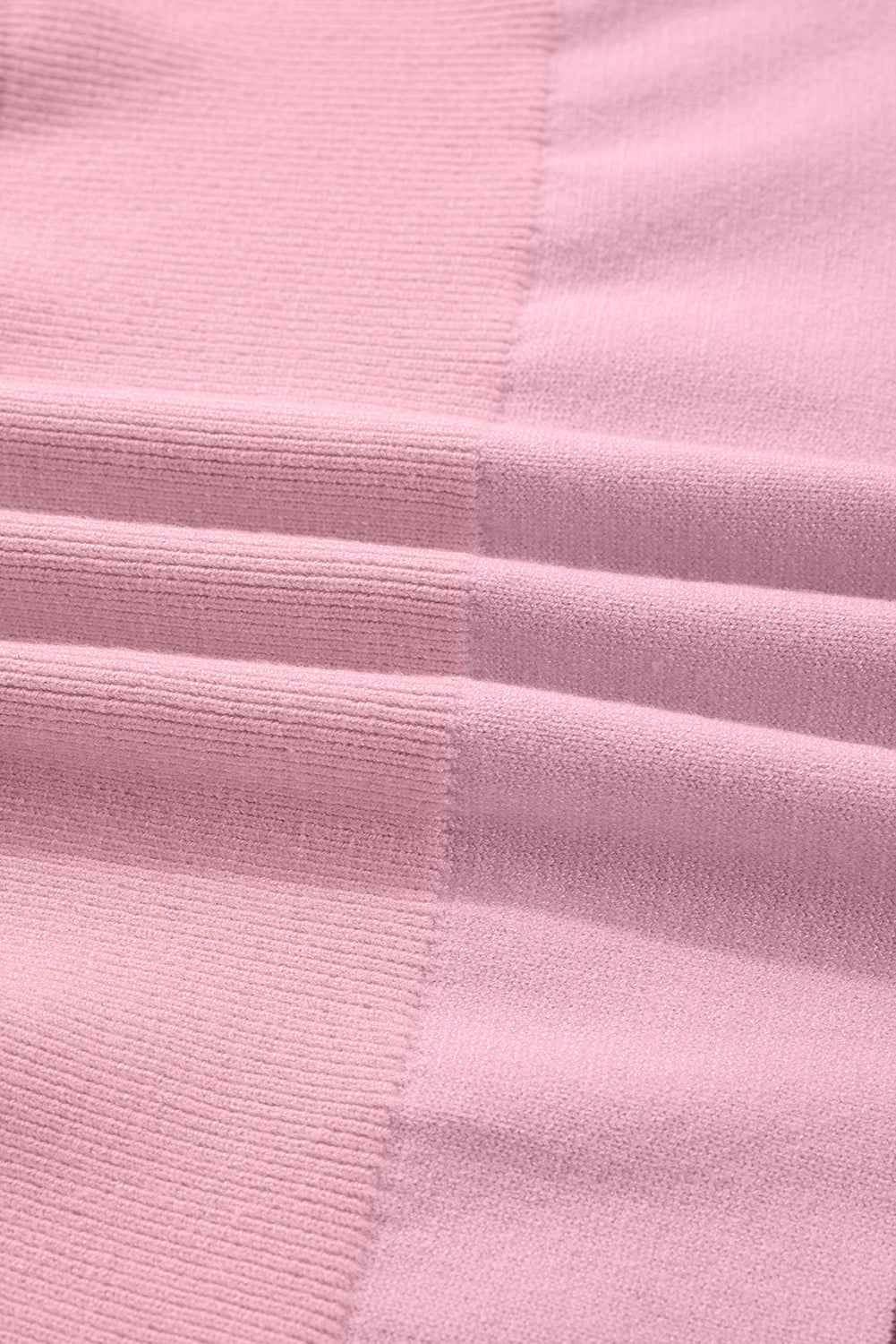 Pink HOLLY JOLLY Sequined Color Block Crew Neck Sweater af214279d117c740