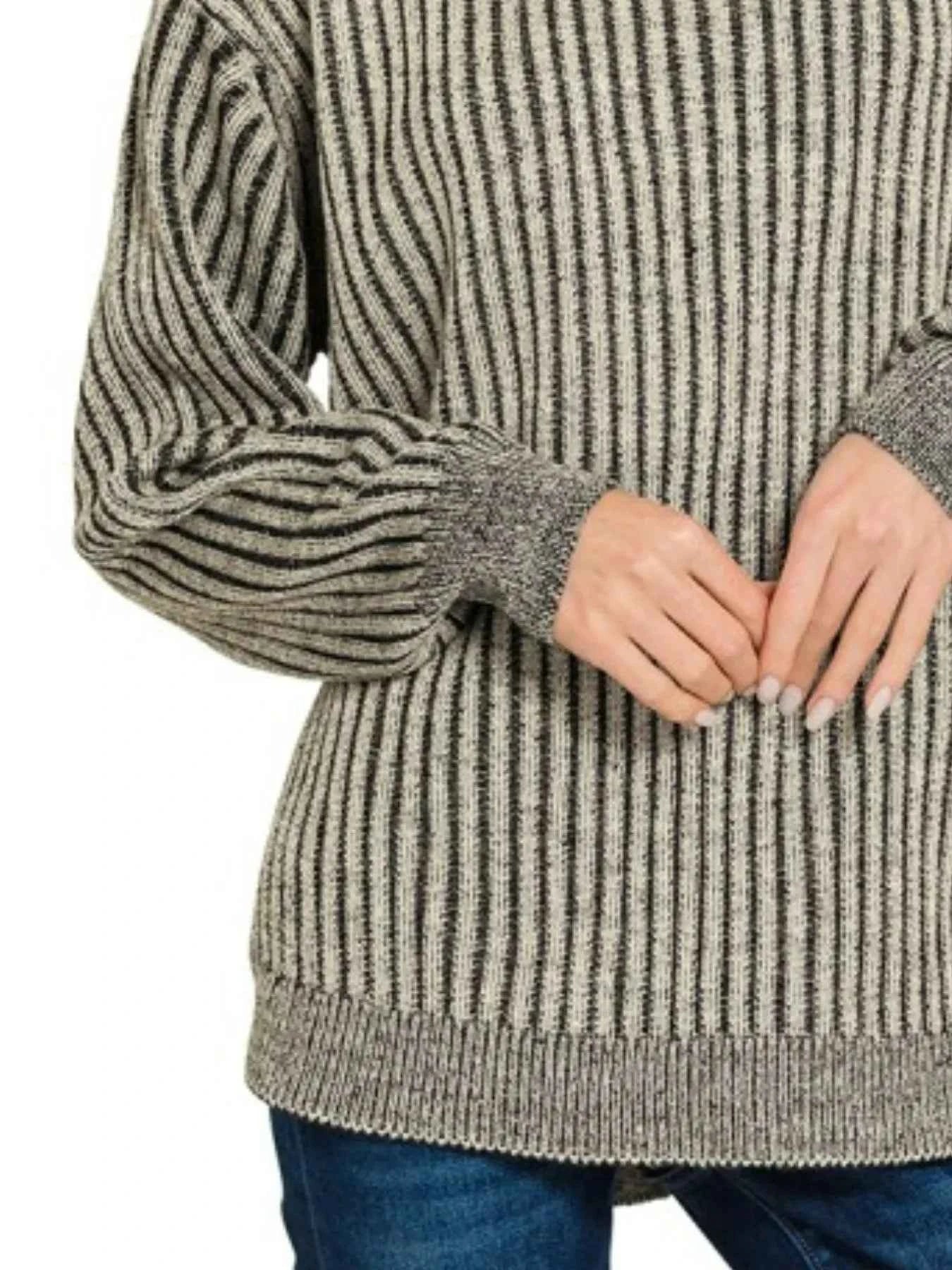 Zenana Curved Hem Two-Tone Ribbed Sweater af34e68c-f9da-4929-ba0f-263a930ff533-Max-Origin