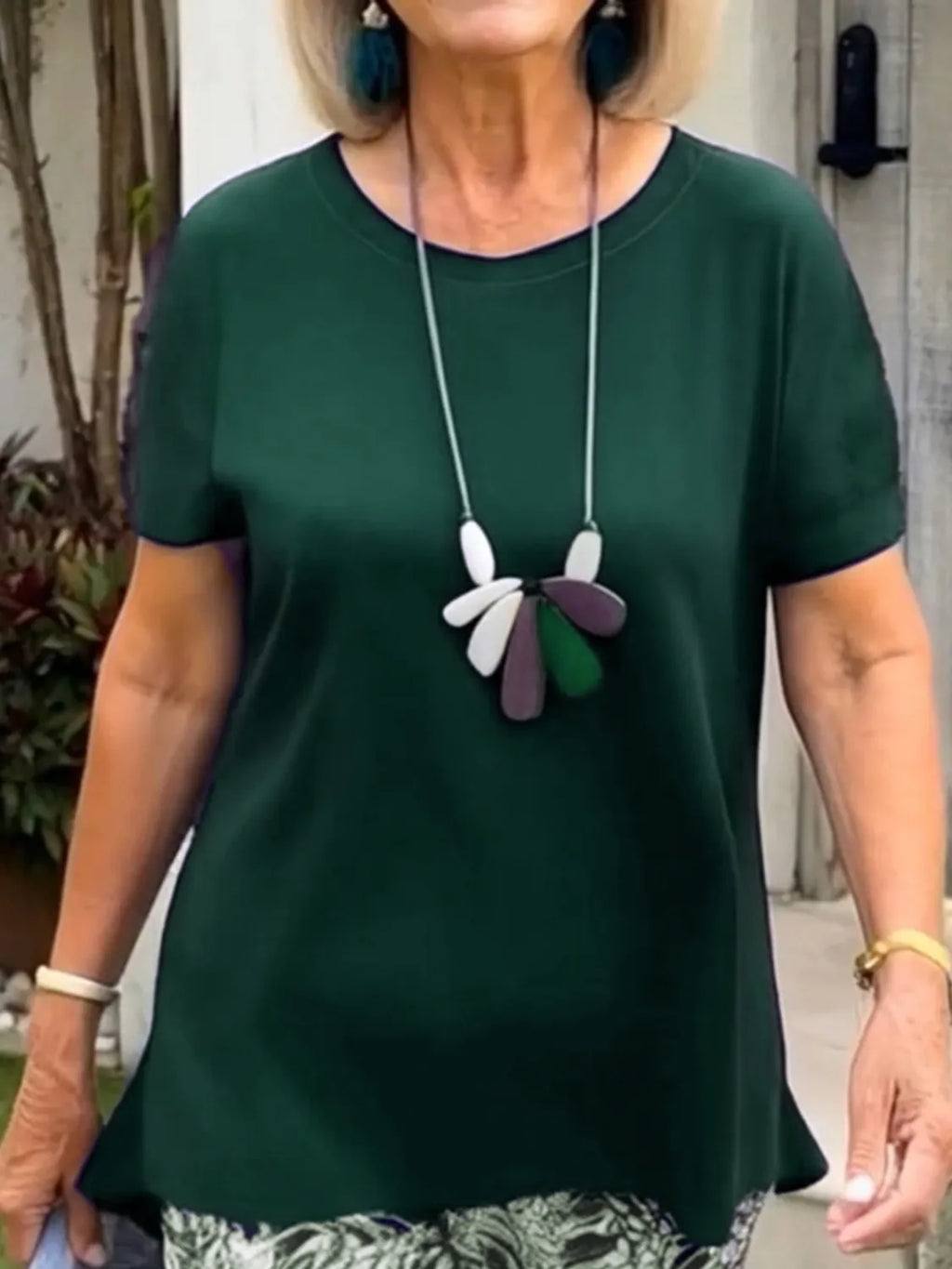 Full Size Round Neck Short Sleeve Top and Pants Set Plus Size af66c1da-39ea-4f26-9da8-9501f337fc83-Max-Origin