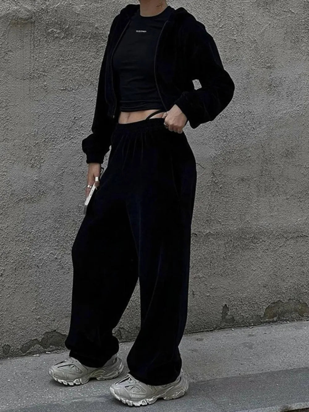 Zip Up Hoodie and Pocketed Pants Set afc1dce3-2de7-4e08-a92e-c73af7cec124-Max