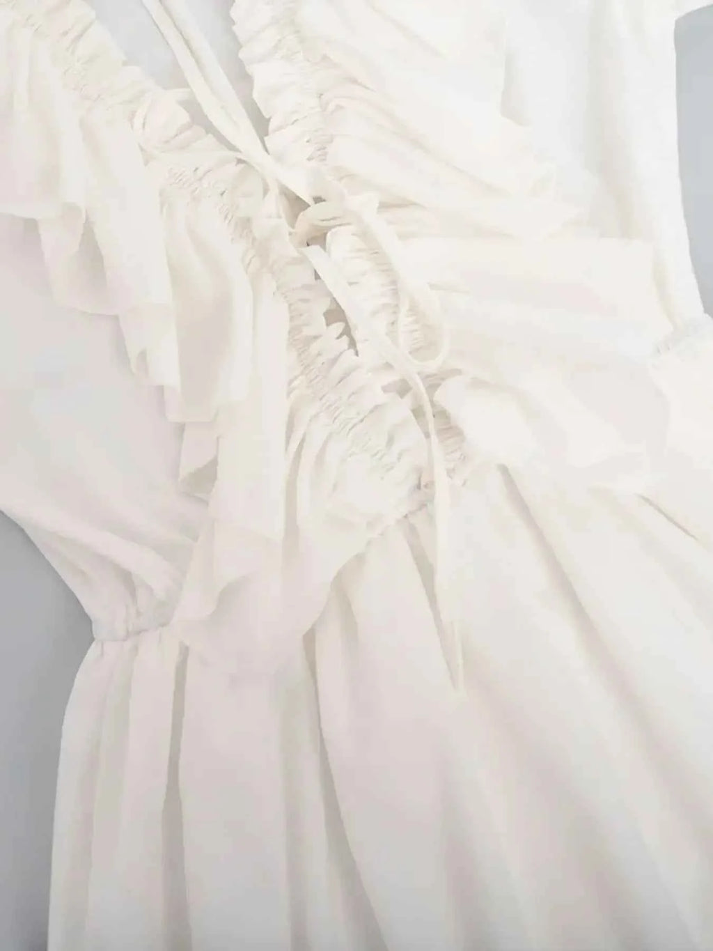 Ruffle Flounce Sleeve Mini Dress afcfcffadb5b44e4b3a13400baa9d4da-Max-Origin