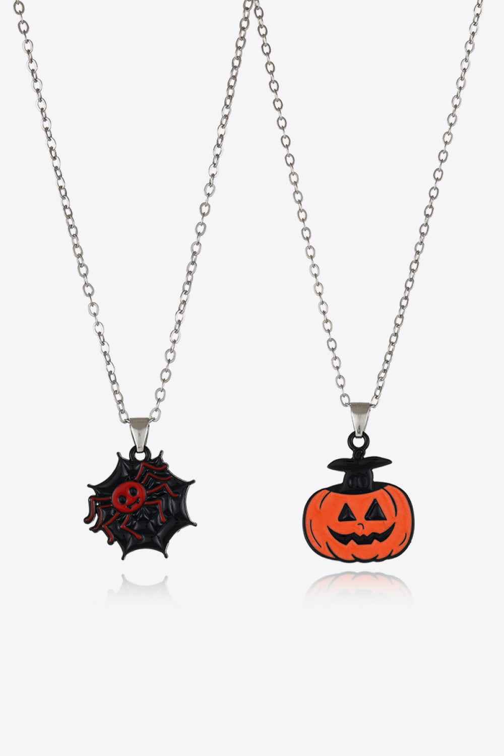 Two-Piece Halloween Theme Necklace Set Style G One Size b000603546c041dcbe1d306bcac6231e-Max