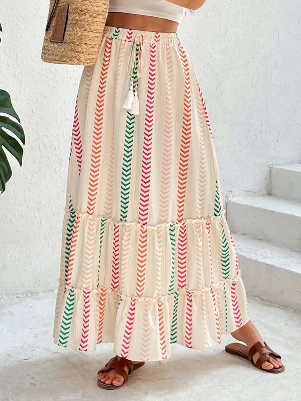 Frill Printed Maxi Skirt b10f006c-692e-4ebb-873e-aa873c2a9344-Max-Origin