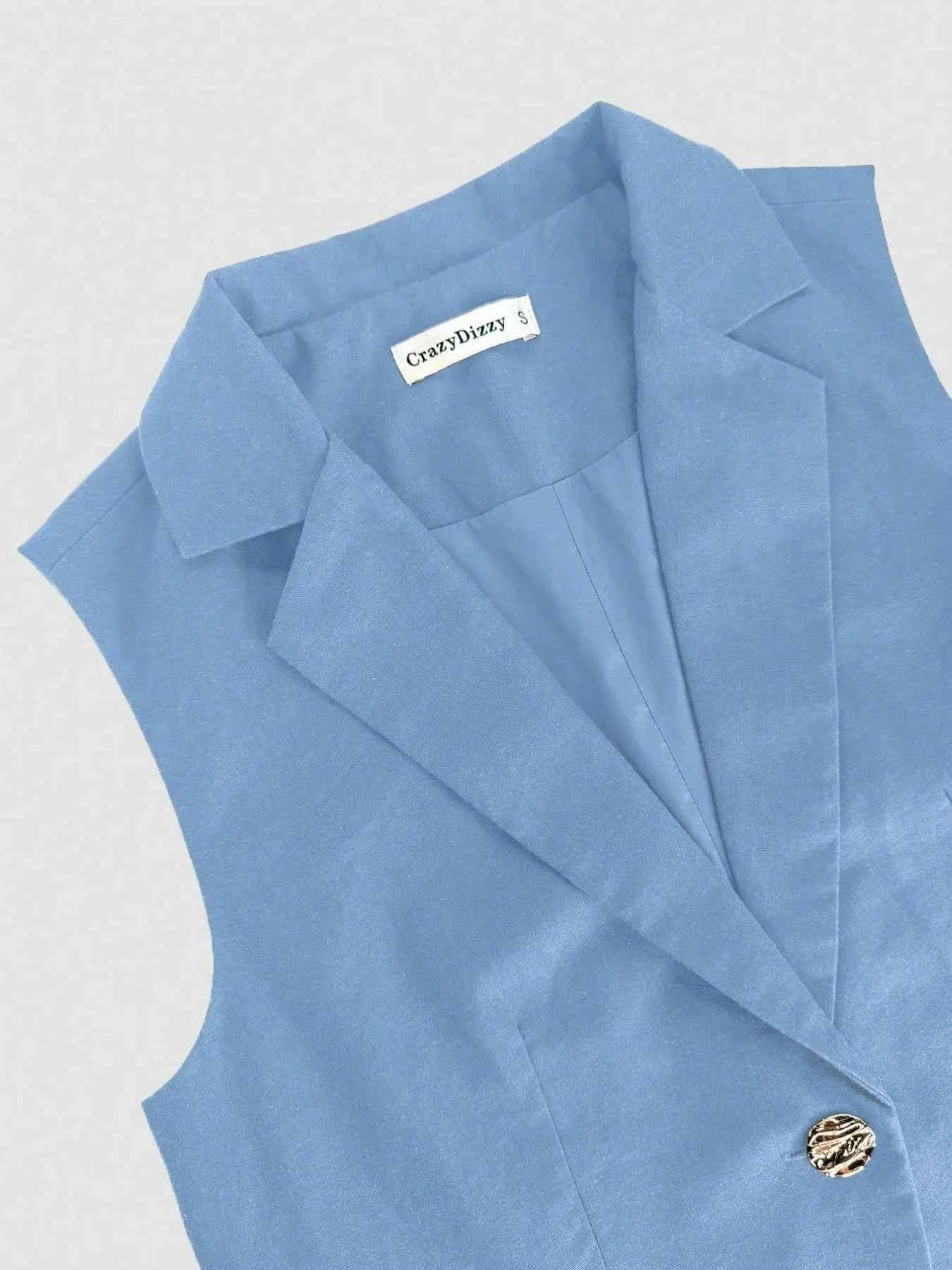 One Button Sleeveless Top and Pants Set b165c603-ca0c-4aac-b916-b0ebd6afc7e0-Max-Origin