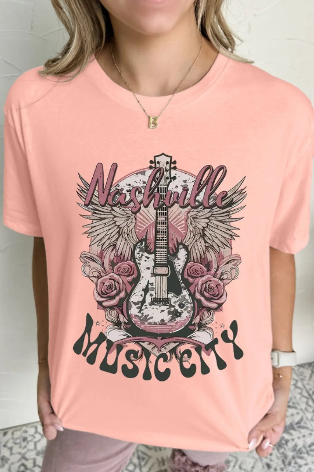 Graphic Round Neck Short Sleeve T-Shirt b1f3bffc-4a43-403c-8d67-ec552900af34-Max-Origin