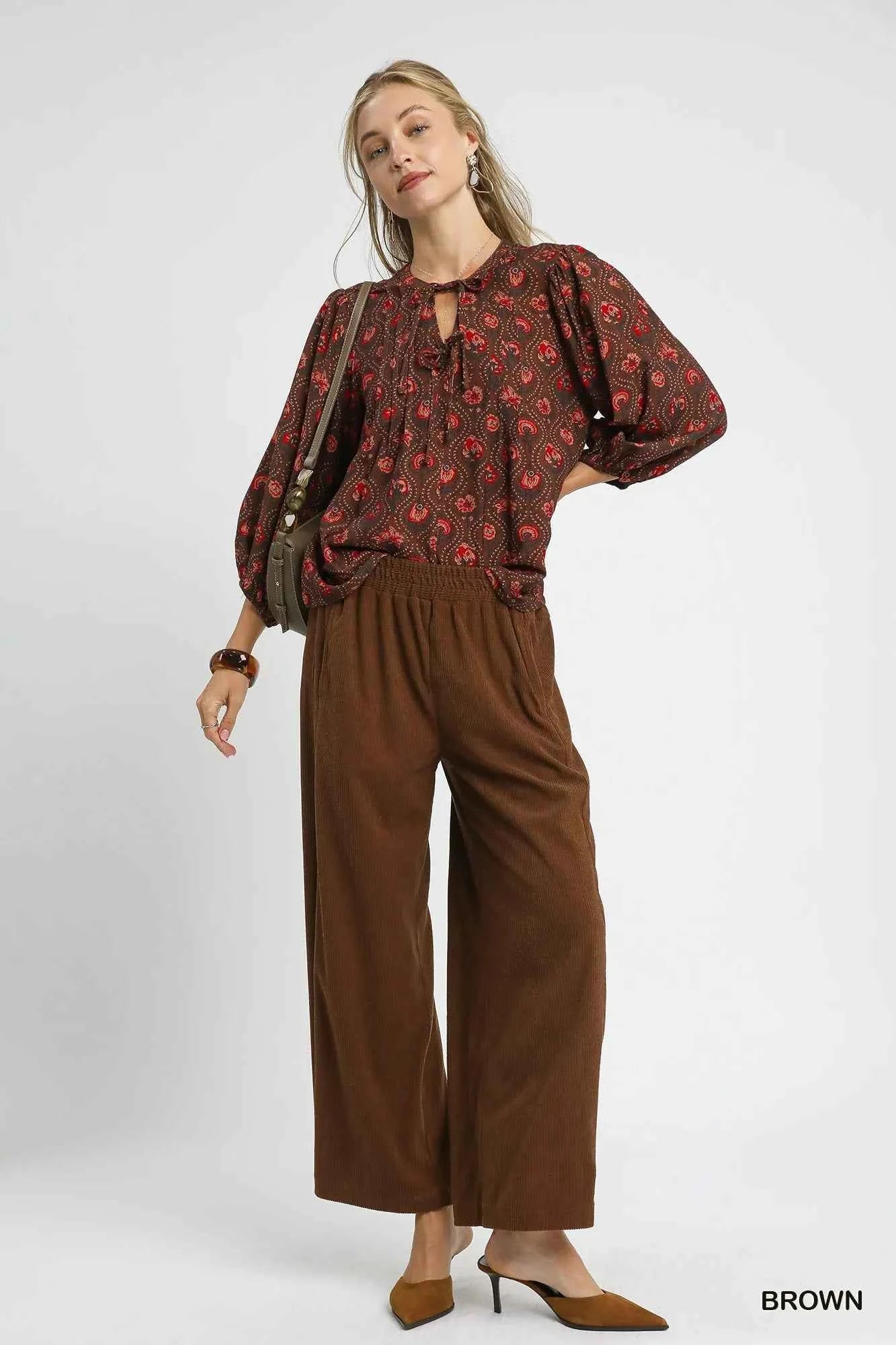 Umgee Wide-Leg Corduroy Pants b1f91201-4ee0-40cc-8302-670c907ed1b8-Max-Origin