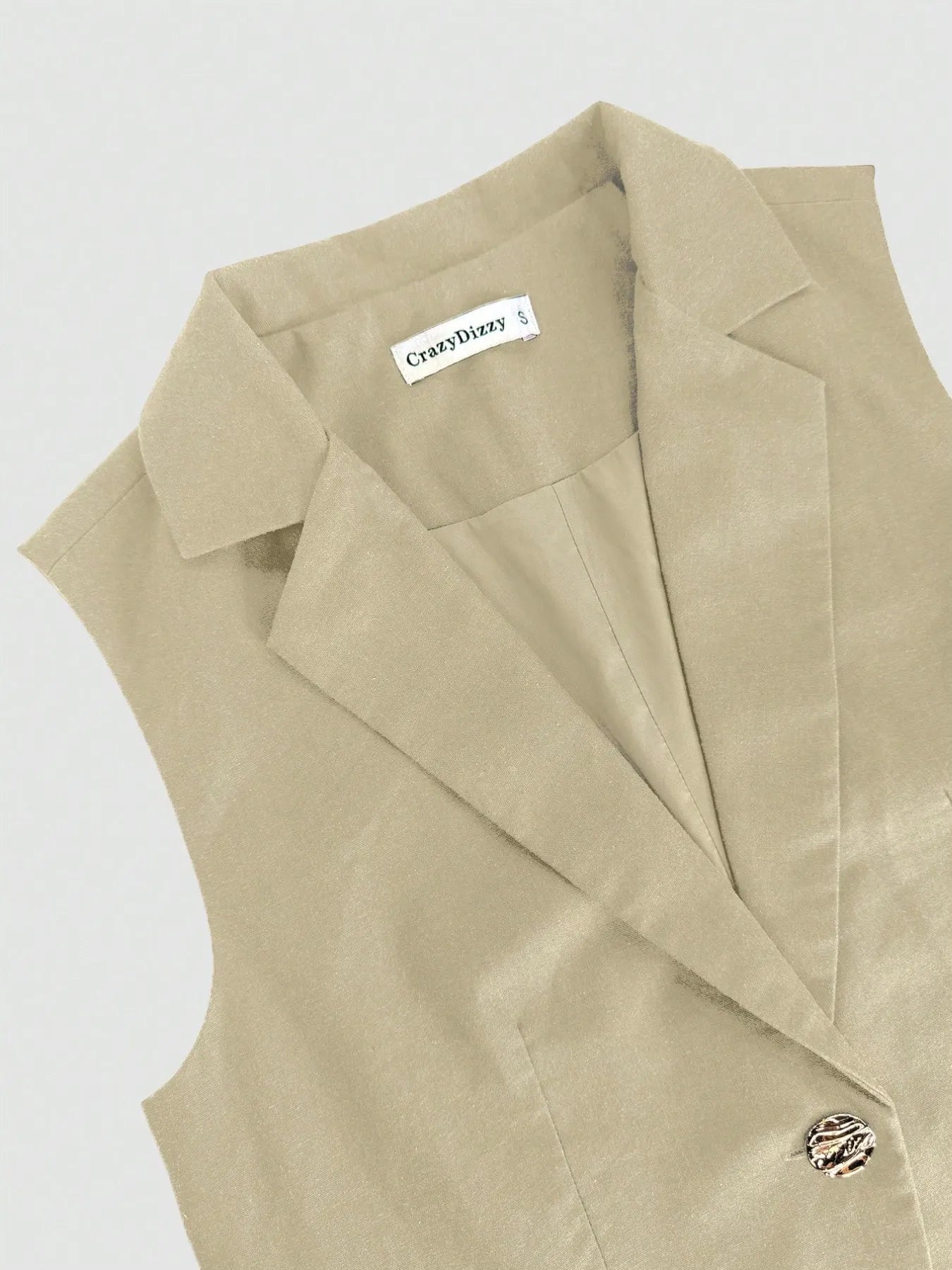 One Button Sleeveless Top and Pants Set b285af0d-864e-433b-b5ad-840bcddee6df-Max-Origin