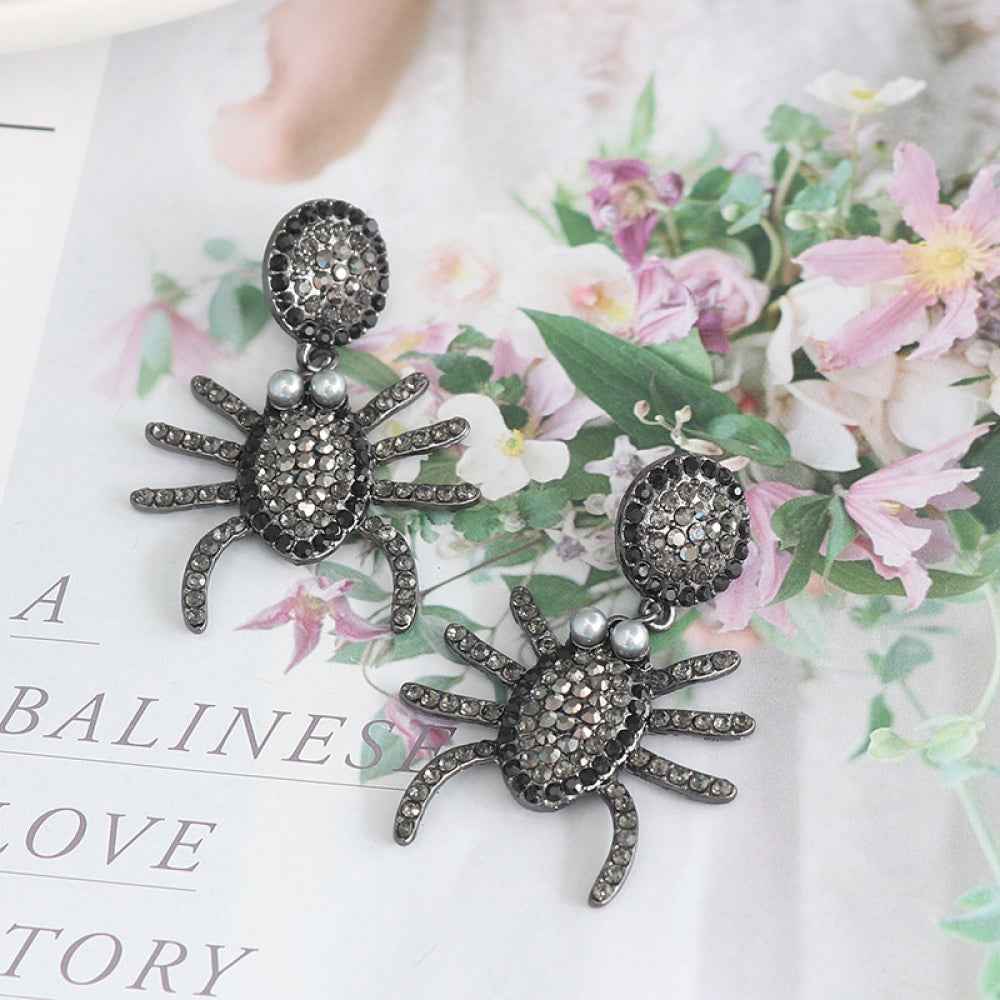 Spider Rhinestone Alloy Earrings b2a7f987646b4021a73bffec3dd9afd6-Max