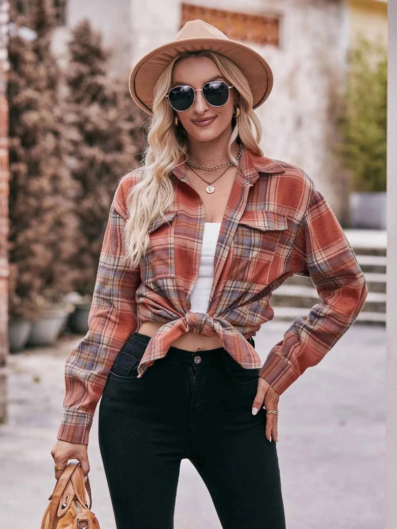 Plaid Button-Down Long Sleeve Shirt b336de061e964ecbab5eddf38f55a0c5-Max-Origin