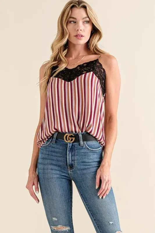 And The Why Stripe Print with Lace Cami STRIPE b350c66bb853433f90d635c6245e6d1b-Max-Origin