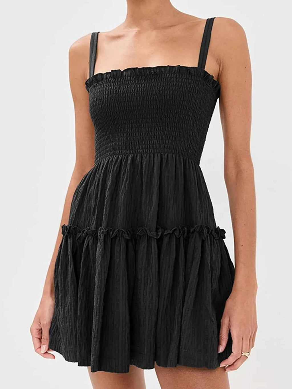 Smocked Frill Cami Mini Dress b35f074c2f8f4613b276d3e429cfe22e-Max-Origin