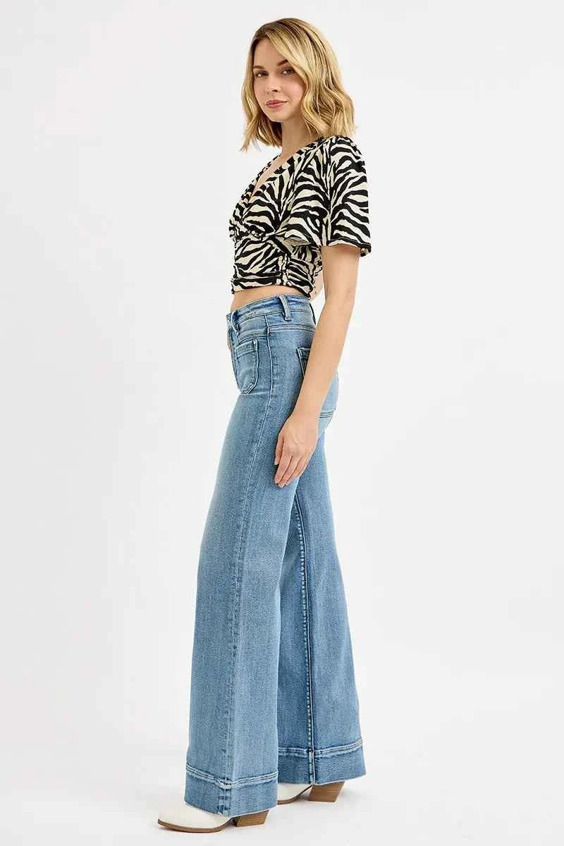 RISEN Full Size High Rise Wide Flare Patch Pocket Jeans Plus Size b3bf6299f3da4e4da3024c0a2f9ca8d3-Max-Origin