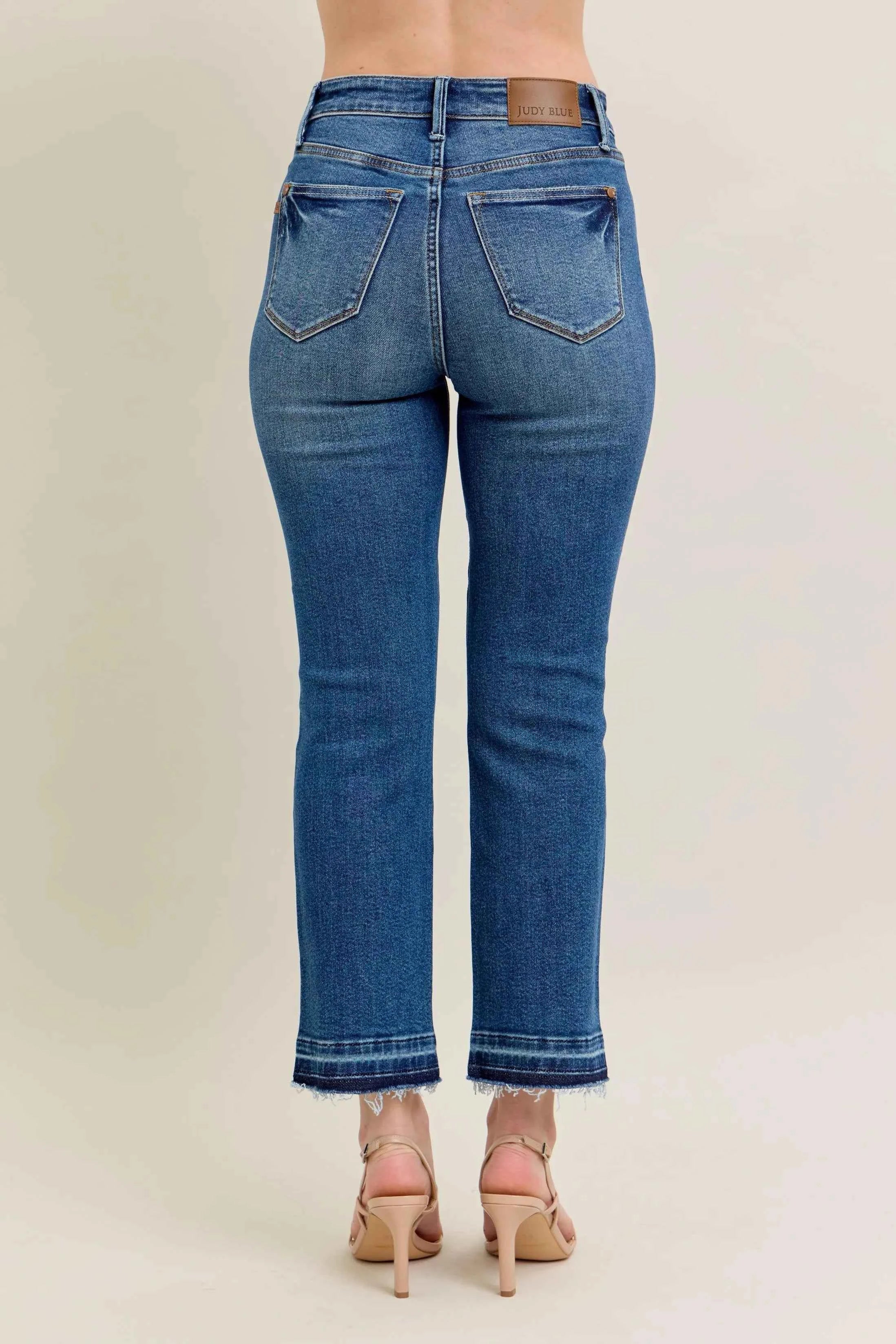 Judy Blue Full Size Hw Vintage Wash Release Hem Kick Flare Jeans Plus Size b3d9fef9c1c44c478c8552bf68a2e152-Max-Origin