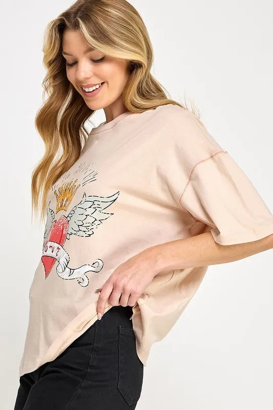 SAGE+FIG Love-Inpired Graphic Oversized T-Shirt b5221fc1-5f2e-4f56-b071-fd21a6e770e8-Max
