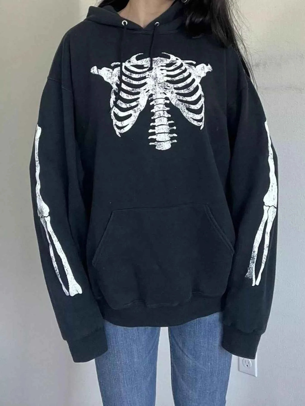 Drawstring Skeleton Long Sleeve Hoodie b5bb320bb4b949eab9ca5d1d533dcf76-Max-Origin