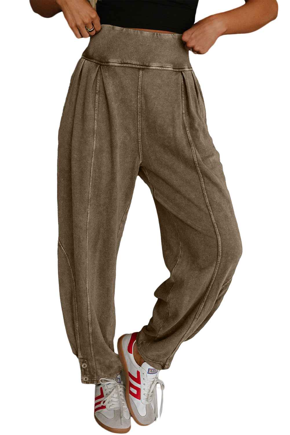 Elmwood Mineral Wash Jogger Style High Waist Pants b5cea4e4fac0699b